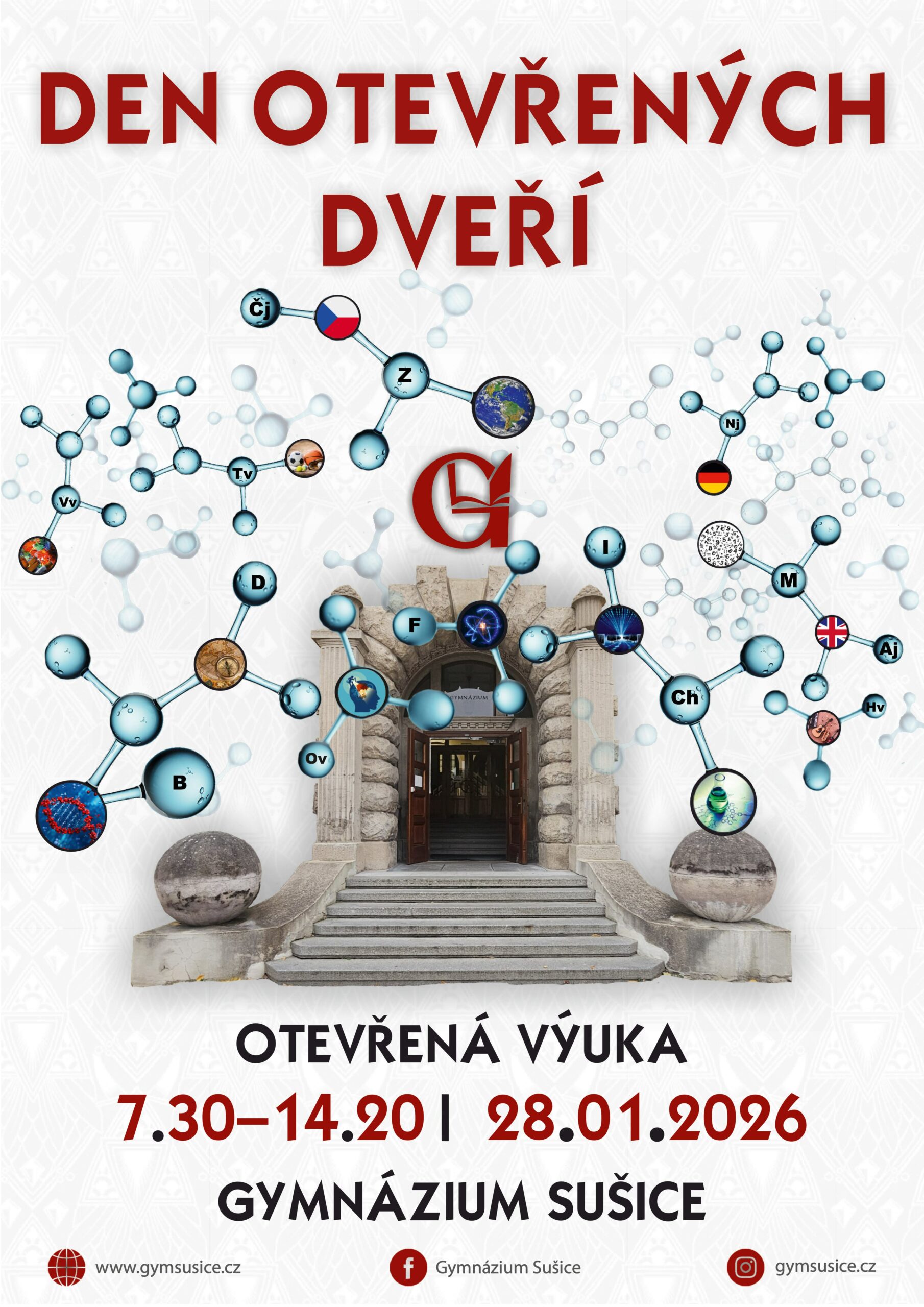 Plakát ke dni otevřených dveří